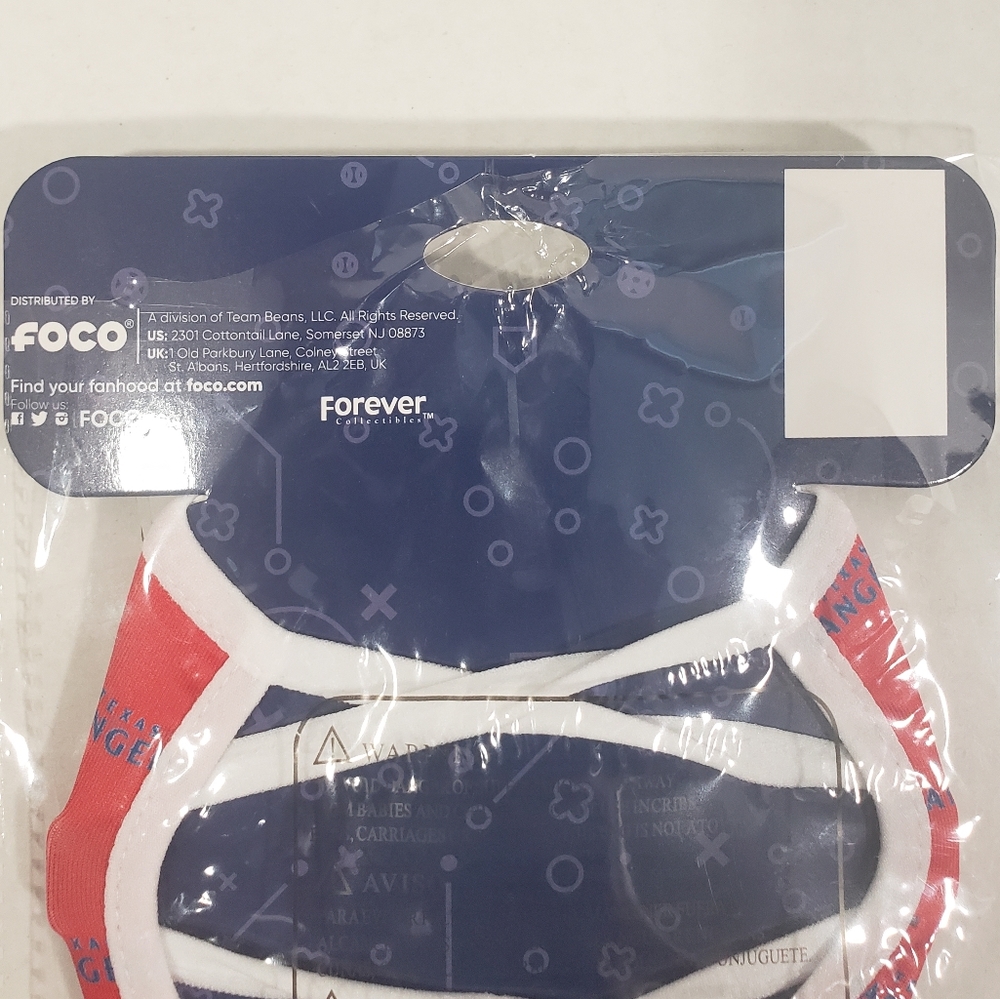 NWT Texas Rangers 2-Pack Face Masks - Picture 3 of 4